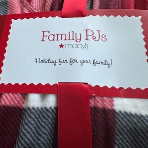 Family Pajamas Red and White Men's Plaid Set